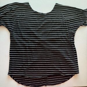 Star Vixen Striped Short Sleeve Top | 2X